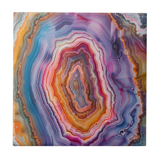 3 D Agate Keramik Tile Fliese (Vorderseite)
