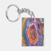 3 D Agate Schlüsselanhänger (Vorderseite links)