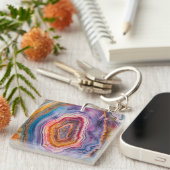 3 D Agate Schlüsselanhänger (Vorderseite rechts)