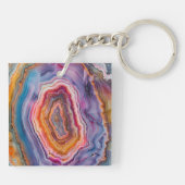3 D Agate Schlüsselanhänger (Rückseite)