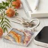3 D Agate Schlüsselanhänger (Vorderseite rechts)