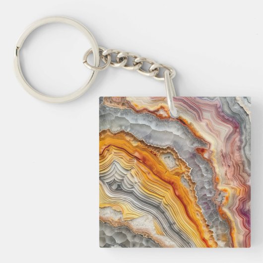 3 D Agate Schlüsselanhänger (Vorderseite)