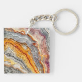 3 D Agate Schlüsselanhänger (Rückseite)