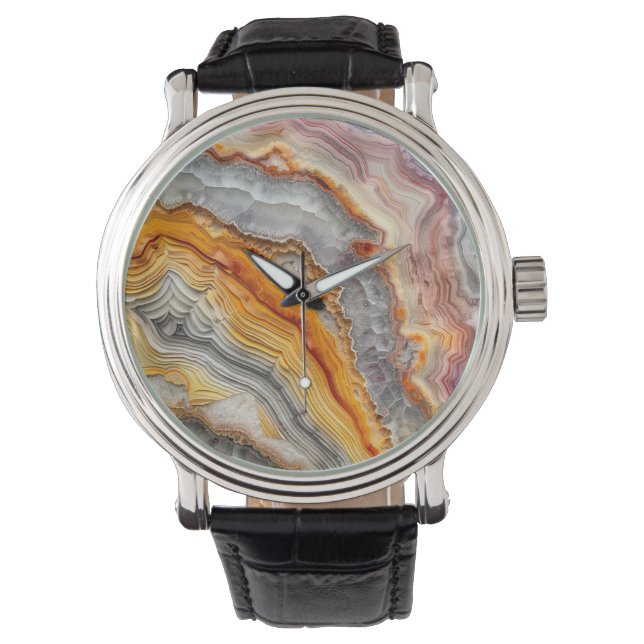 3 D Agate Watch Armbanduhr (Vorderseite)