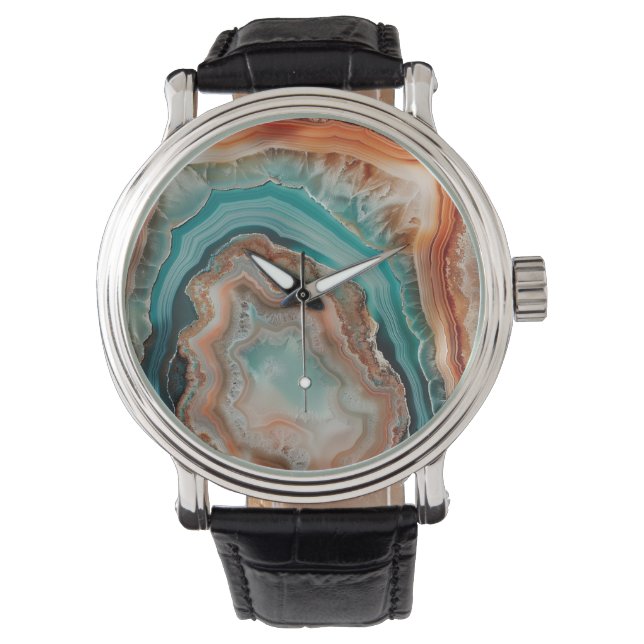 3 D Agate Watch Armbanduhr (Vorderseite)