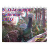 3-D Anaglyph-Foto-Kalender Kalender (Titelbild)