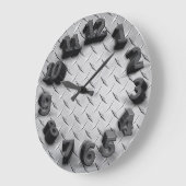 3-D Diamant-Platten-runde Wanduhr (Winkel)