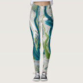 3-D-Druckart Leggings (Vorderseite)