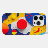 3-D-Formen, leicht, in Primärfarben Case-Mate iPhone Hülle (Rückseite (Horizontal))