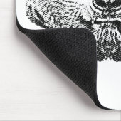 3-D Gläser des Vintagen Pandas Mousepad (Ecke)