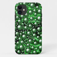 3 d grüne Blasen