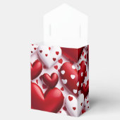 3-D Herz Design Valentine Gevor Box Geschenkschachtel (Geöffnet)