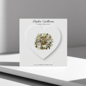 3-D-Herz-Minimal-Haarnadelkarte