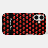 3-D-Herz-Symbol Case-Mate iPhone Hülle (Rückseite (Horizontal))