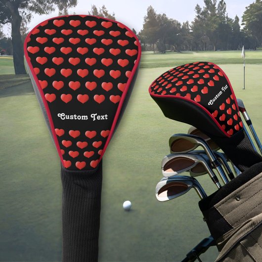 3-D-Herz-Symbol Golf Headcover