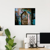 3-D Illusion Graffiti Street Abadnoned Art Poster (Heimbüro)