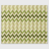 3-D Illusion Zig Zag in weichen, warmen Farbtönen  Geschenkpapier (Flach)