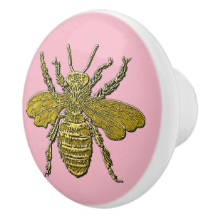 3-D Look Honey Bee & Your Color Keramikknauf