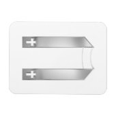 3-D Look Silver Priest’s Stole Magnet (Horizontal)