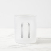 3-D Look Silver Priest’s Stole Mattglastasse (Mittel)