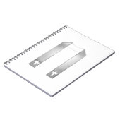 3-D Look Silver Priest’s Stole Notizblock (Linke Seite)