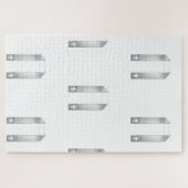3-D Look Silver Priest’s Stole Puzzle (Horizontal)
