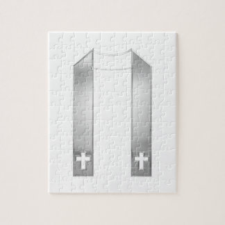 3-D Look Silver Priest’s Stole Puzzle