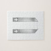 3-D Look Silver Priest’s Stole Puzzle (Horizontal)