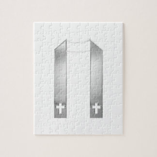 3-D Look Silver Priest’s Stole Puzzle