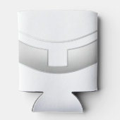 3-D Look Silver Priest's oder Minister's Collar Dosenkühler (Rückseite)