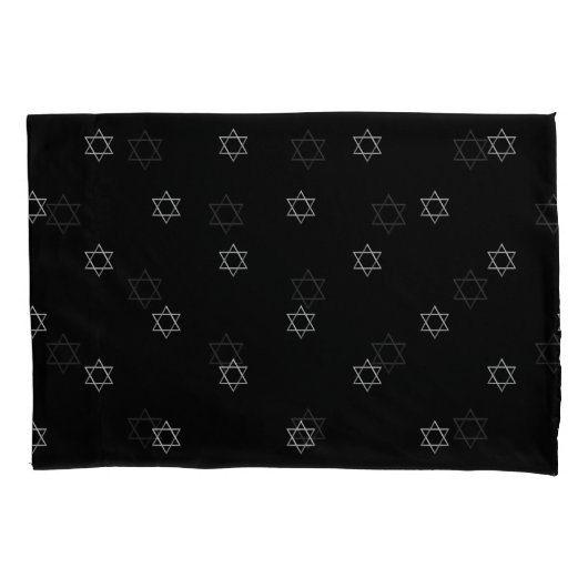 3-D Look Silver Star von David Kissenbezug (Vorderseite)
