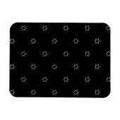 3-D Look Silver Star von David Magnet (Horizontal)