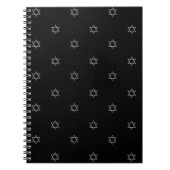 3-D Look Silver Star von David Notizblock (Vorderseite)