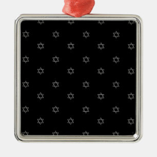 3-D Look Silver Star von David Ornament Aus Metall