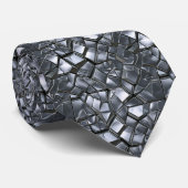 3 D Metal Neck Tie Krawatte (Gerollt)