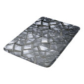 3 D Metallbadmatte Badematte (Schrägansicht)