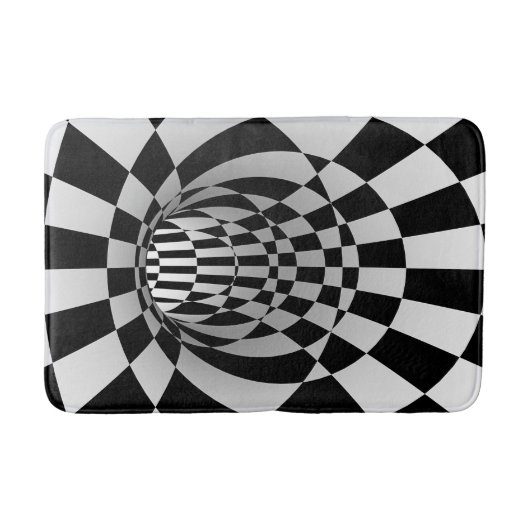 3-D optische Illusion Bath Mat Badematte (Vorderseite)