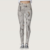 3-D-Papier Leggings (Vorderseite)