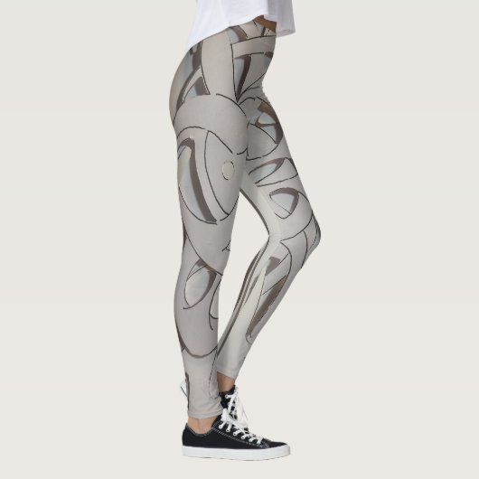 3-D-Papier Leggings (Rechts)