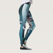 3-D Print Modern Art Leggings (Rechts)