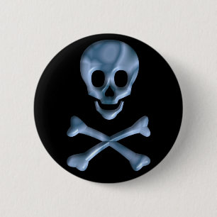 3-D-SKULL-Taste Button