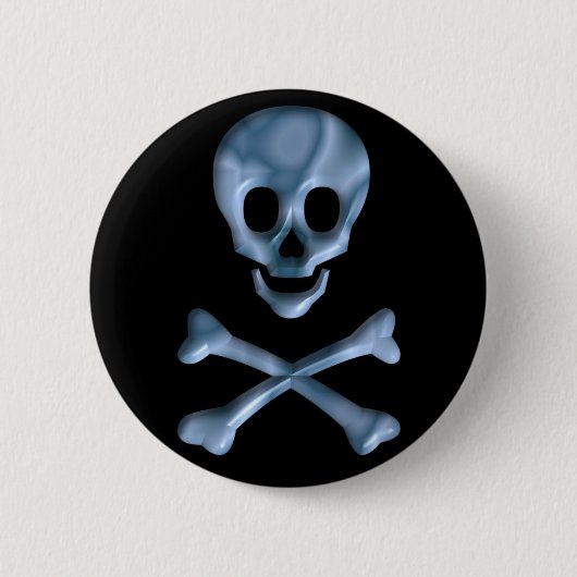 3-D-SKULL-Taste Button (Vorderseite)