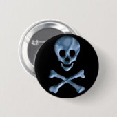 3-D-SKULL-Taste Button (Vorne & Hinten)
