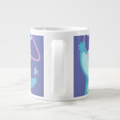 3-D Spektren 50 Boomerang Muster Jumbo-Tasse (Rückseite)