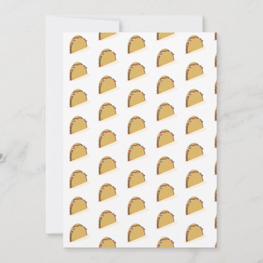 3-D-Taco-Party-Gender-Offenlegung Er oder sie Einl Einladung (Rückseite)