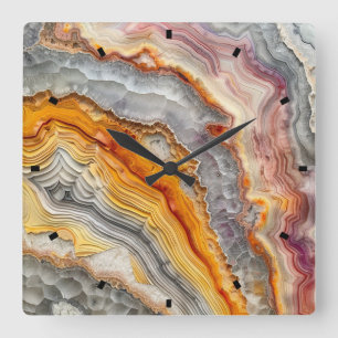 3 D Uhr an der Wand