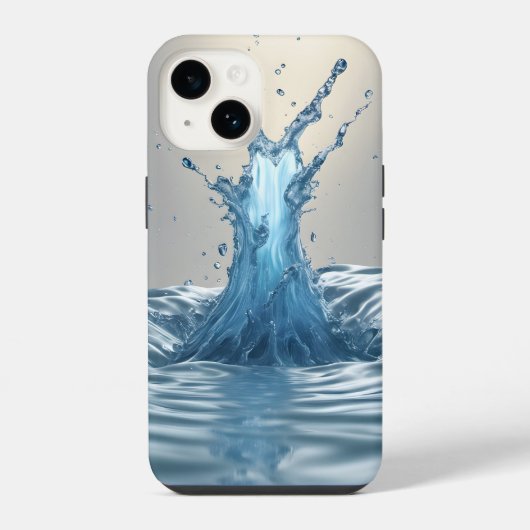 3-D-Wasserabfall iPhone Hülle (Rückseite)