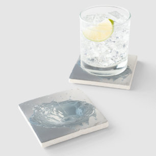 3-D-Wasserabfall Steinuntersetzer