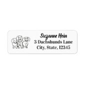 3 Dachshunde kritzeln (Vorne)