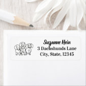 3 Dackeln Doodle (Insitu)